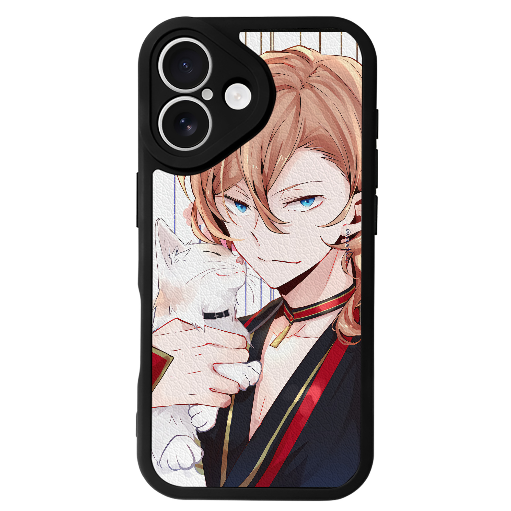 （画像用） 文豪ストレイドッグス Bungo Stray Dogs 【iPhone 16シリーズ対応】シリコンスマホケース（レザー調） 材質：シリコン